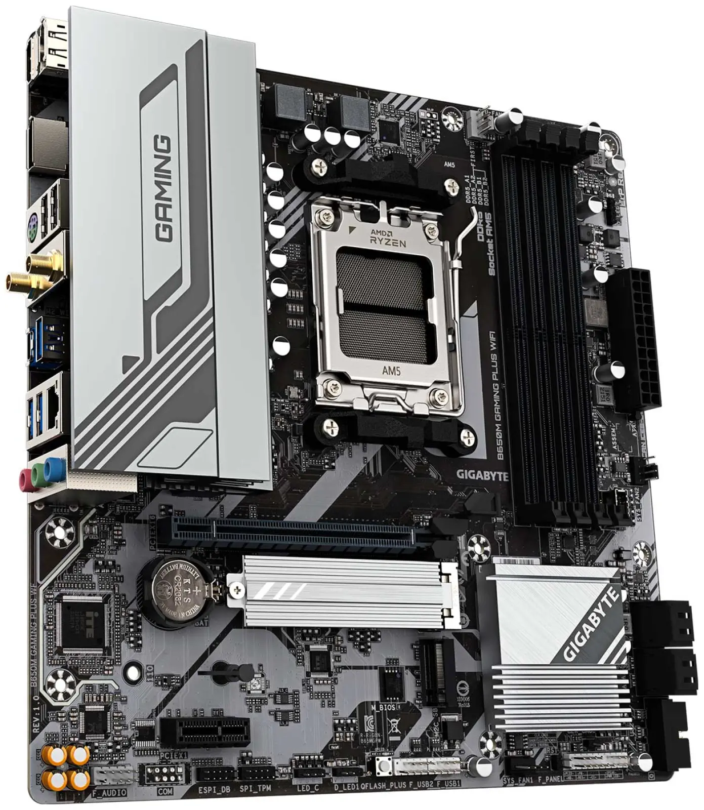 Материнская плата Gigabyte B650M GAMING PLUS WF (AM5, mATX)