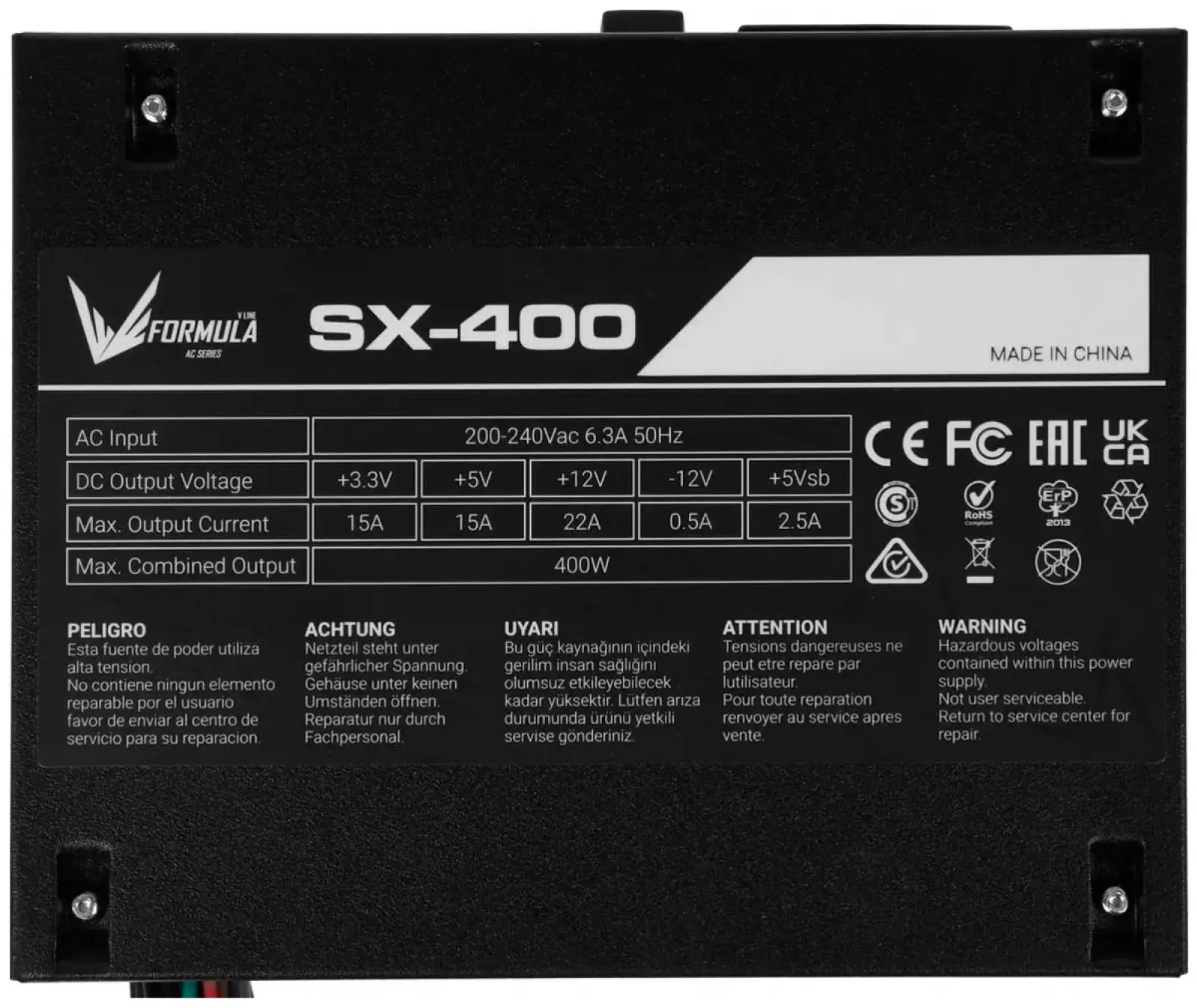 Блок питания Formula V Line SX-400 SFX