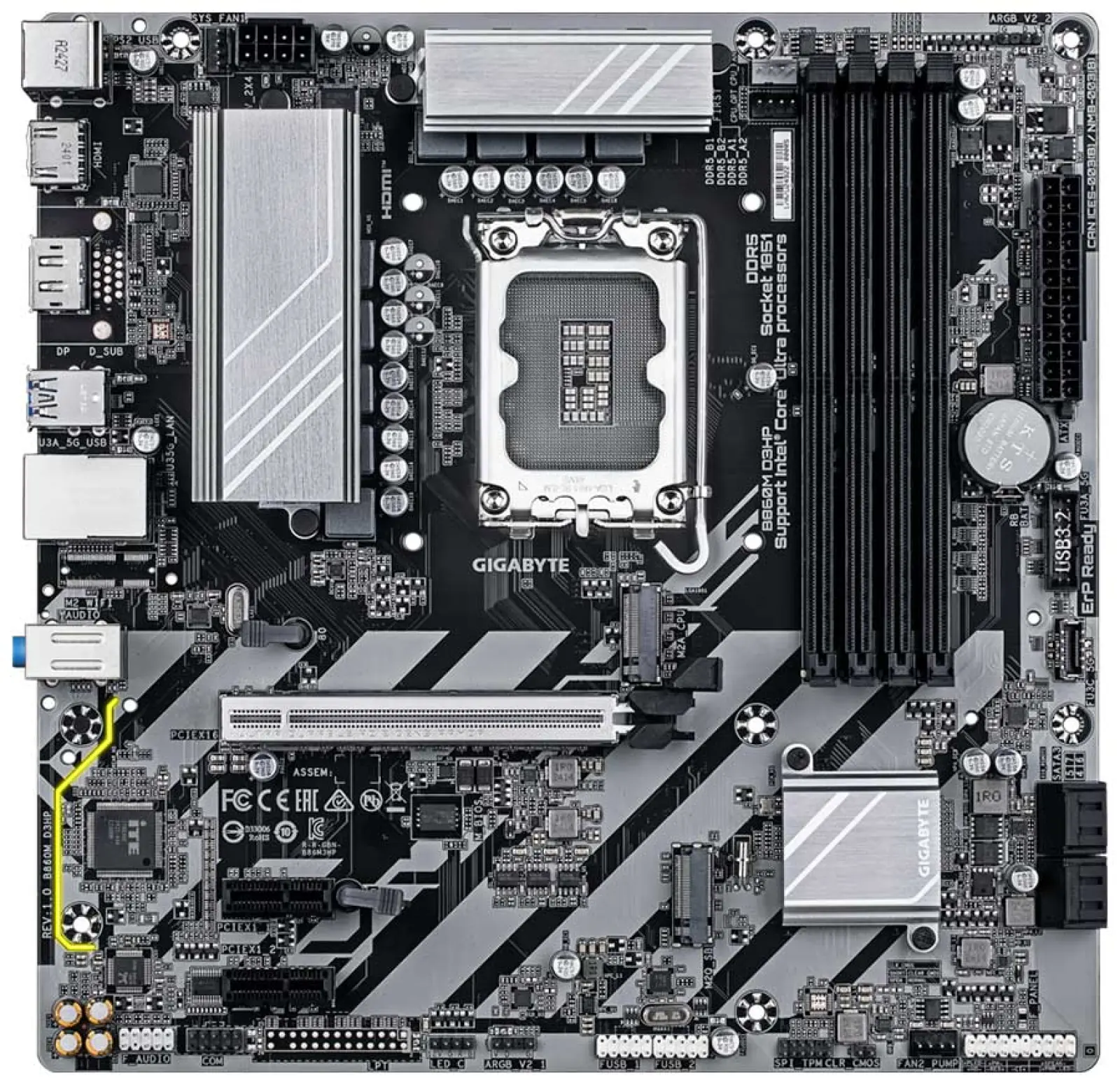 Материнская плата Gigabyte B860M D3HP