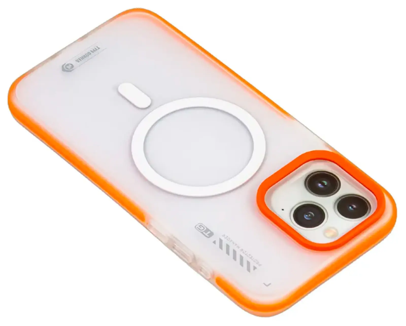 Чехол с магнитным покрытием Type Gorilla Dual Color iPhone15 pro Max, Orange-red (BL-T46-iP15PM-DC-OR-R)