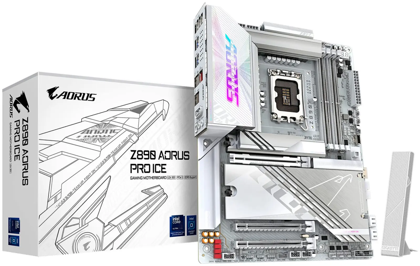 Материнская плата Gigabyte Z890 AORUS PRO ICE (LGA1851, ATX)