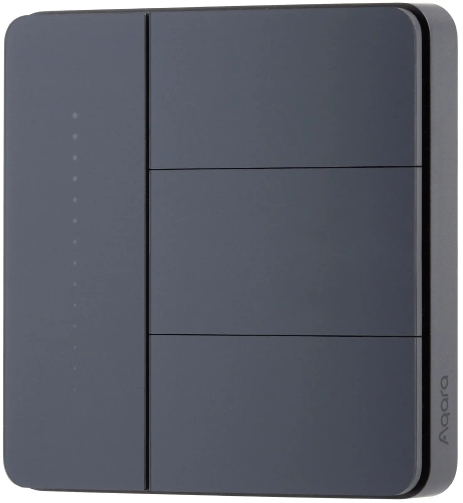 Умный выключатель Aqara Z1 Pro ZNQBKG44LM, 3-х кл., графитовый (ZNQBKG44LM_GR)