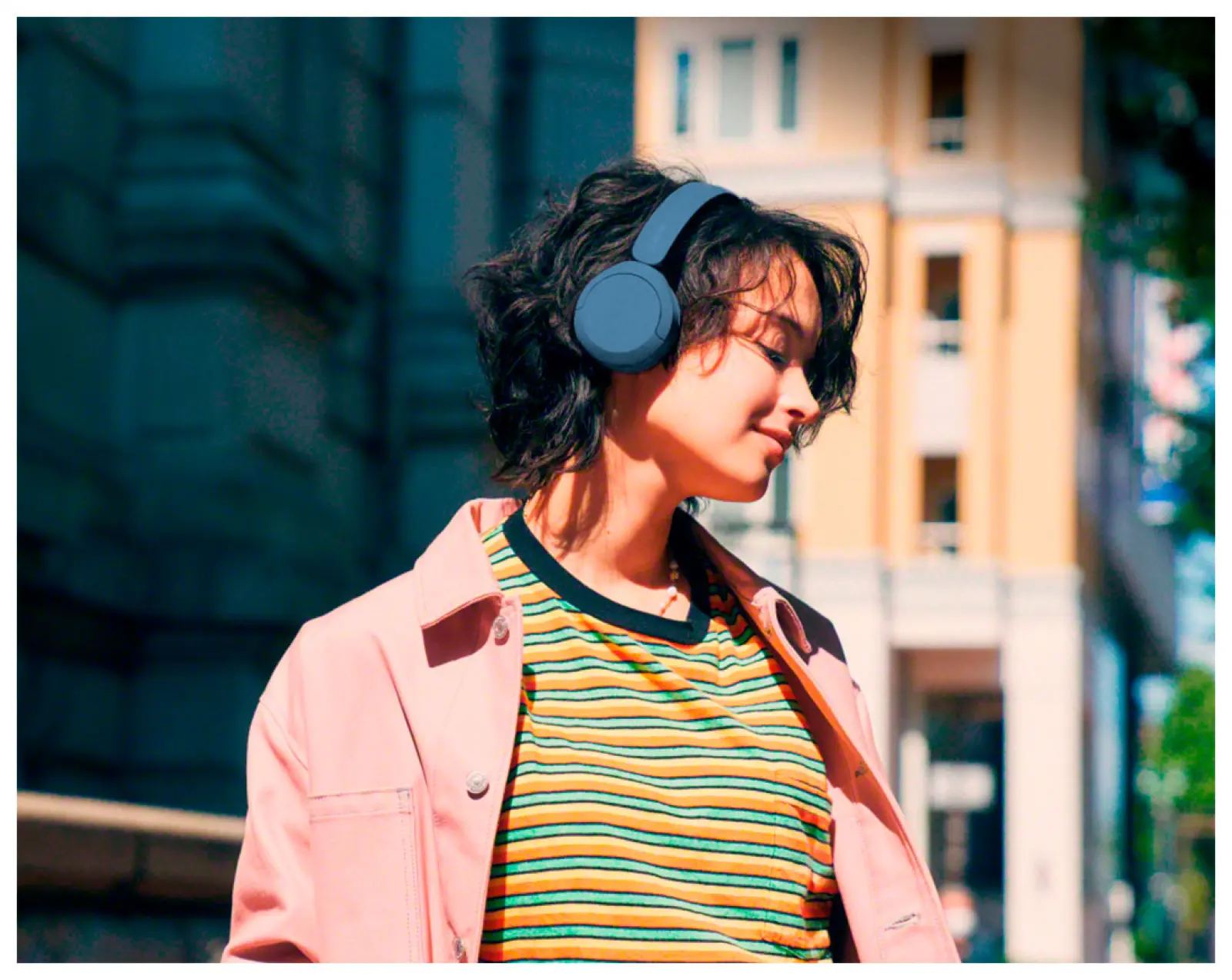 Беспроводные накладные наушники Sony WH-CH520 Blue