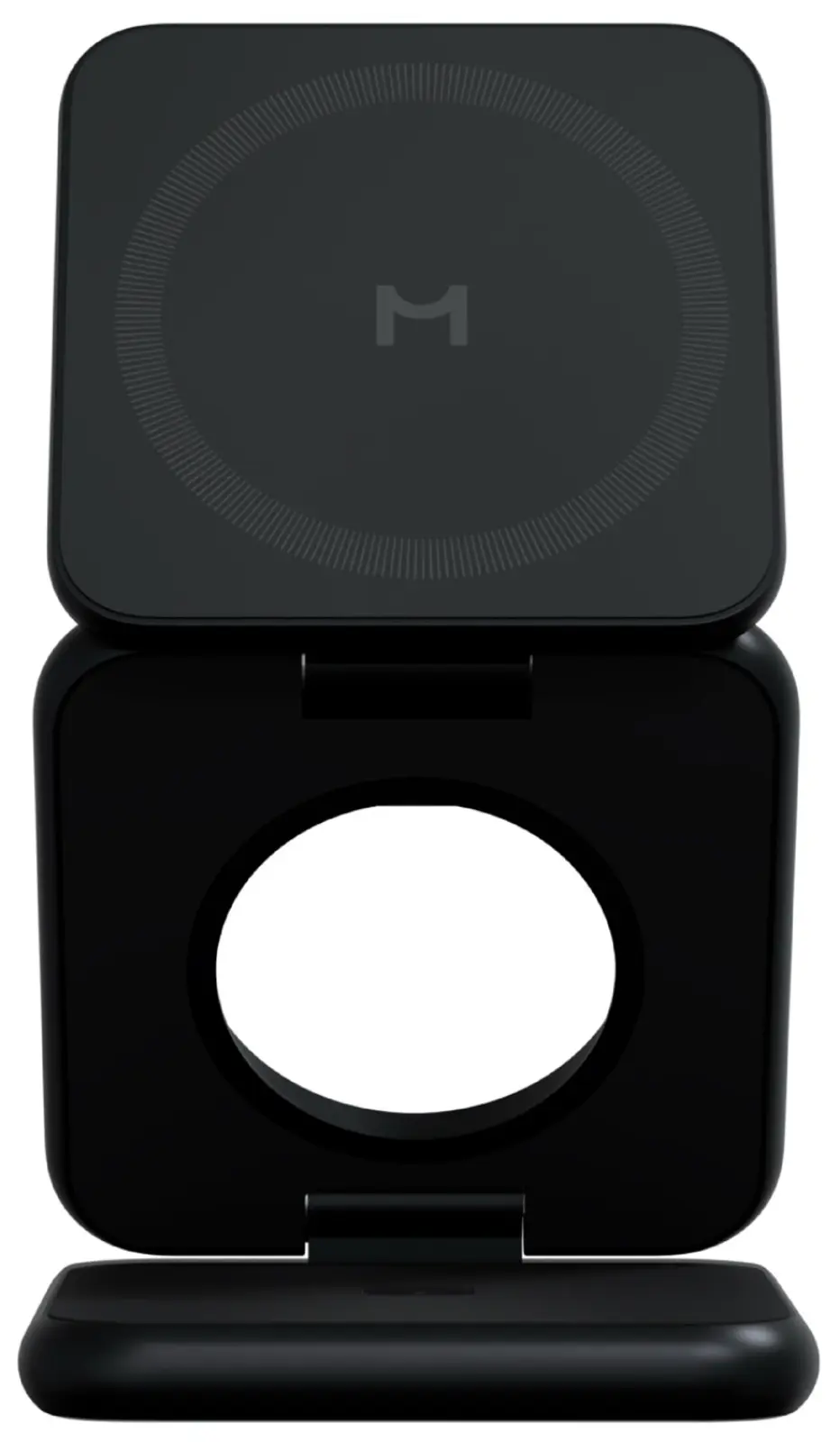 Складное беспроводное зарядное устройство Magssory Fold Pro, 3 в 1, с магнитами, совместимое с Qi2 (black WCH063)