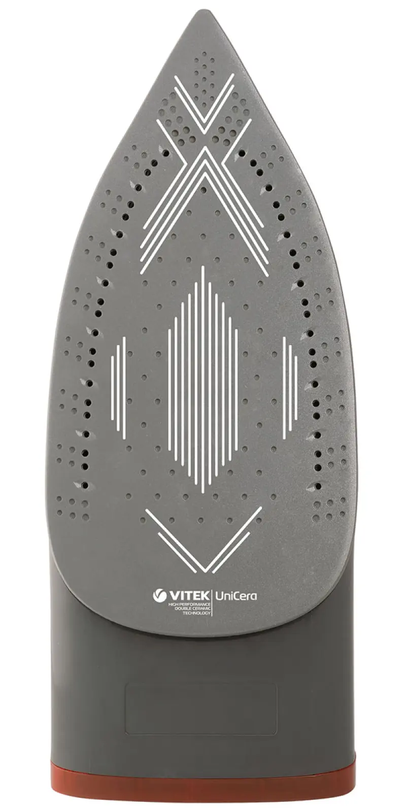 Утюг Vitek VT-8348 2400Вт серый/красный