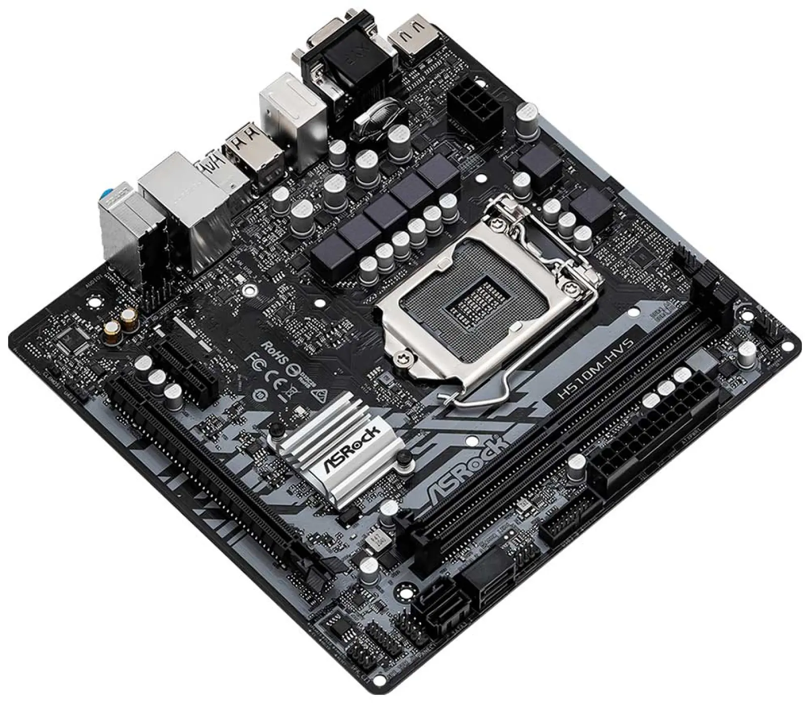 Материнская плата Asrock H510M-HVS R2.0 (LGA1200, mATX)