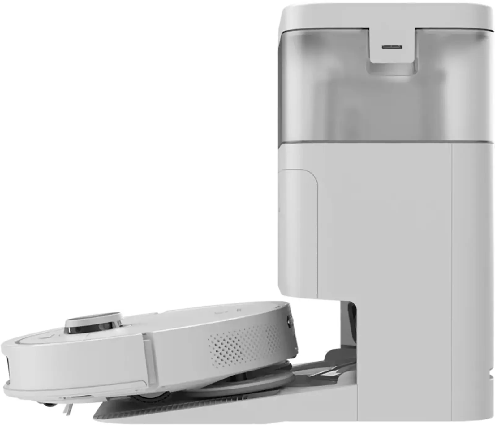 Робот-пылесос со станцией самоочистки Polaris PVCRAC 7290 WIFI IQ Home, белый