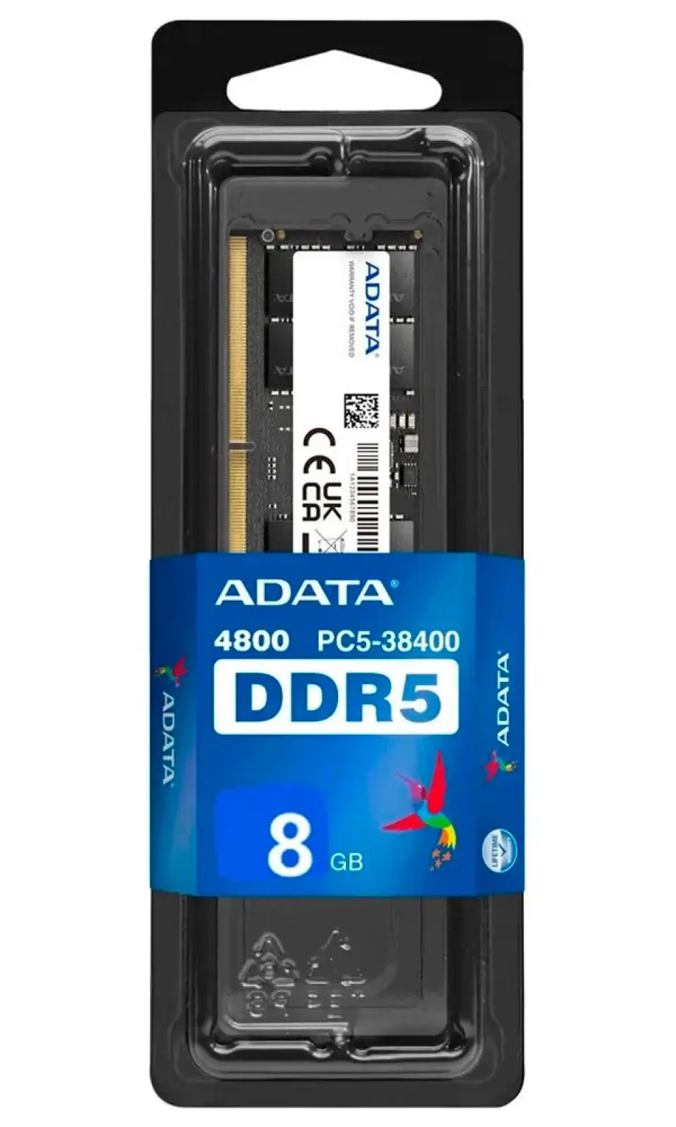 Оперативная память Adata SO-DIMM DDR5 8GB 4800MHz (AD5S48008G-S)