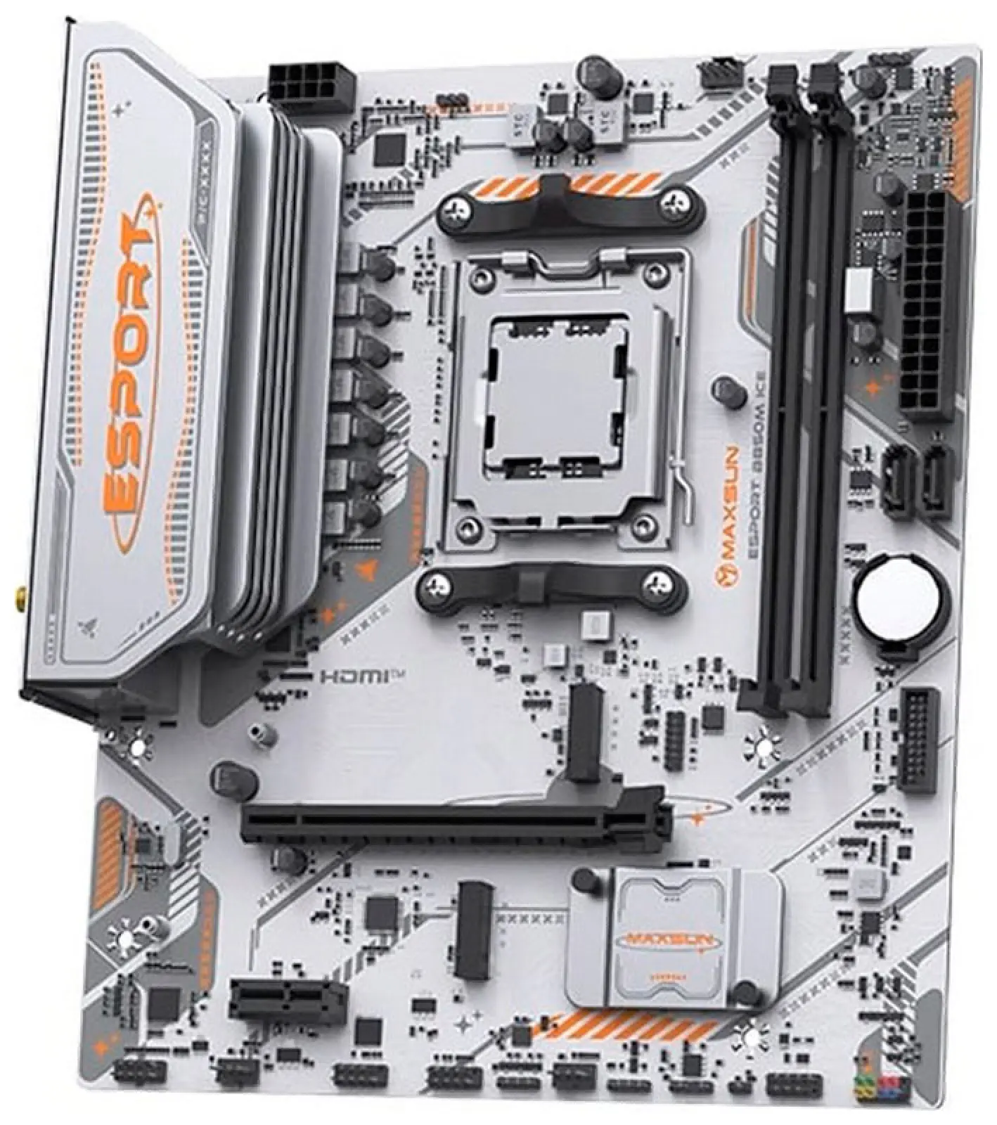Материнская плата Maxsun MS-eSport B850M WIFI ICE (AM5, mATX)