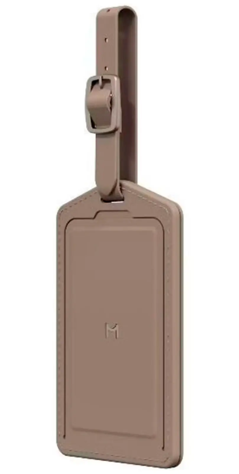 Багажная бирка с поддержкой Find My Magssory Ultima Geo Luggage Tag, латте
