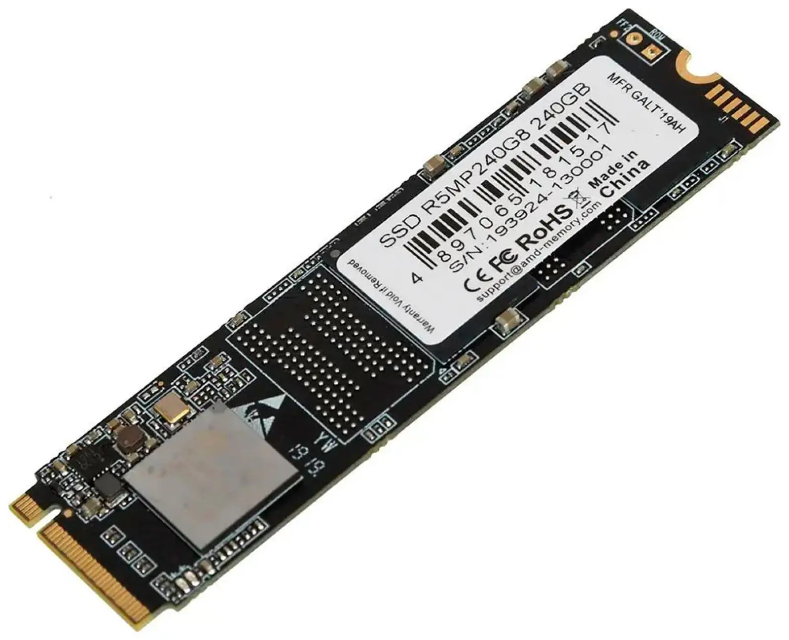 SSD накопитель AMD R5 Series M.2 240 Гб PCIe 3D TLC (R5MP240G8)