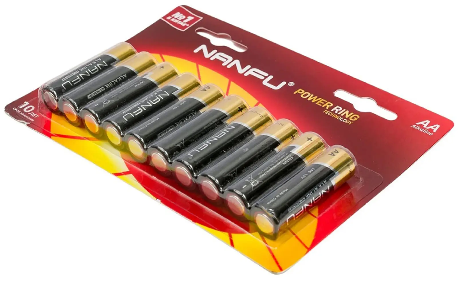 Батарейка Nanfu AA (10 шт) LR6-10B