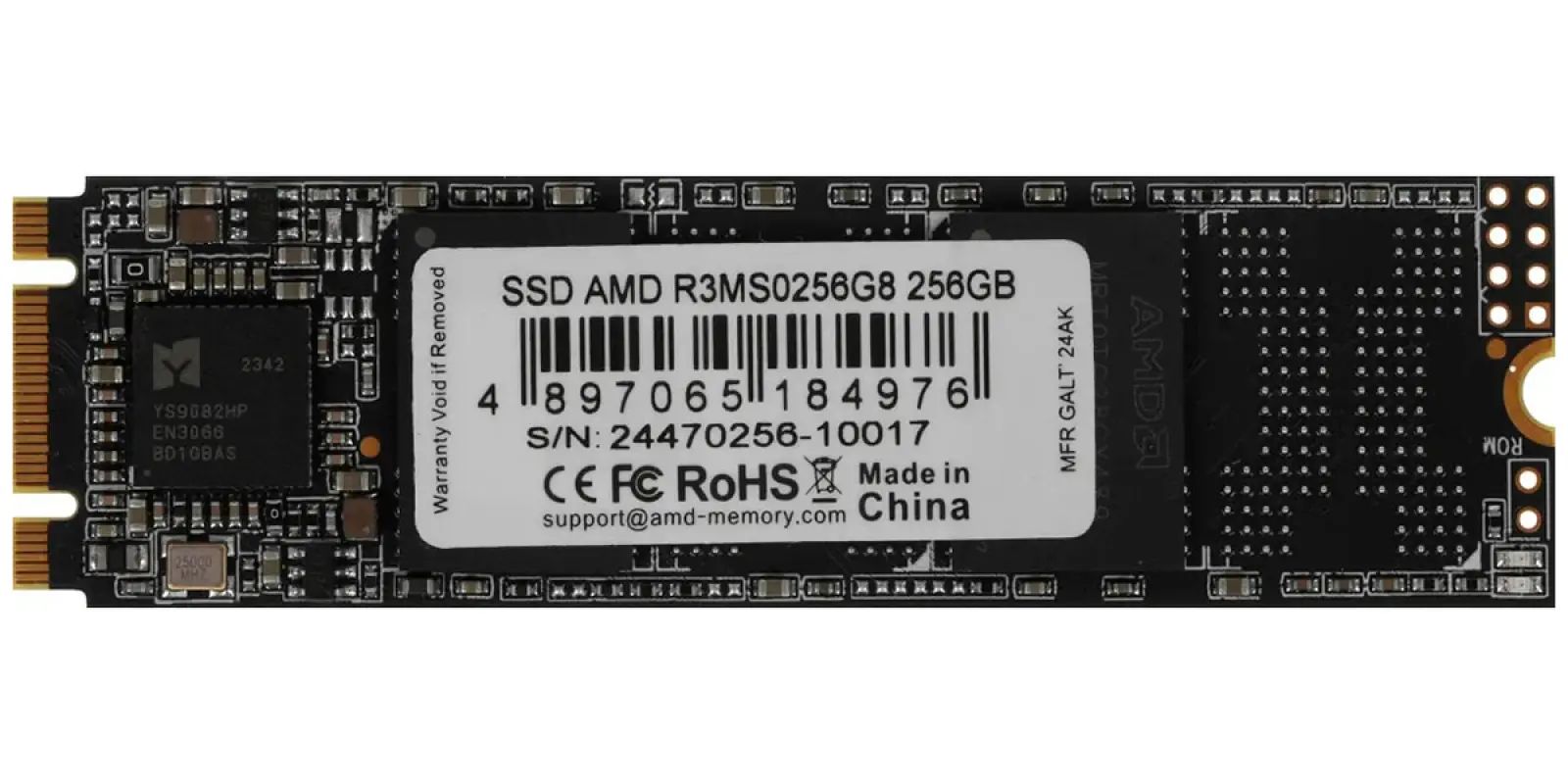 SSD накопитель AMD 256Гб R3 Series mSATA (R3MS0256G8)