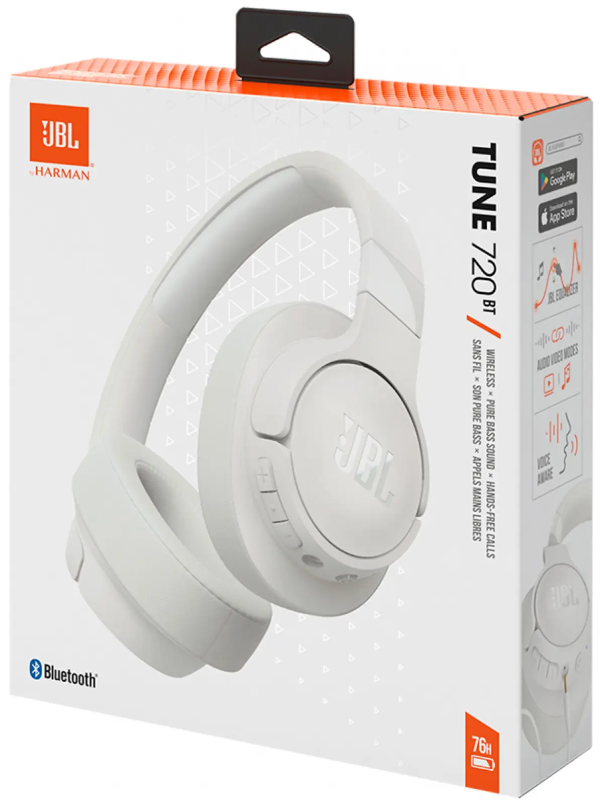 Беспроводные наушники JBL T720BT white