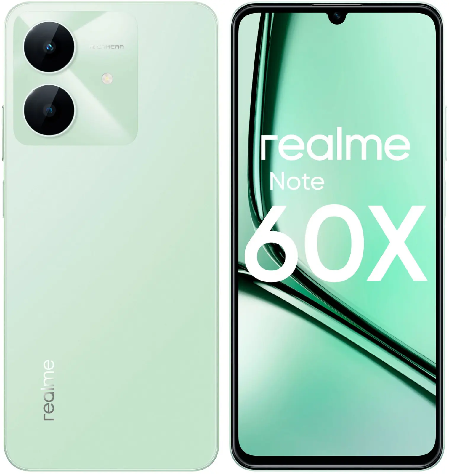 Смартфон Realme Note 60x RMX3938 64Gb 3Gb зеленый