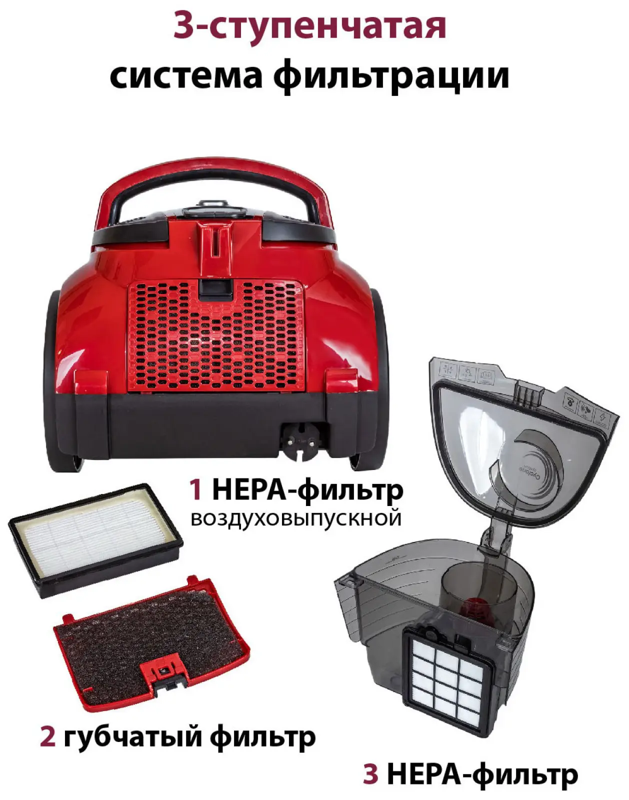 Пылесос напольный Pioneer VC345C