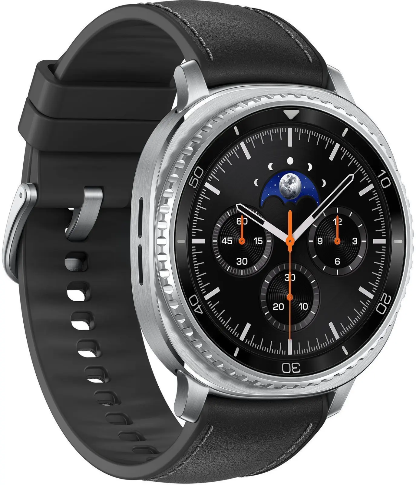 Умные часы Samsung Galaxy Watch 8 Classic LTE 46 мм 1.34 Super AMOLED серебристый/черный (SM-L505FZKACAU)