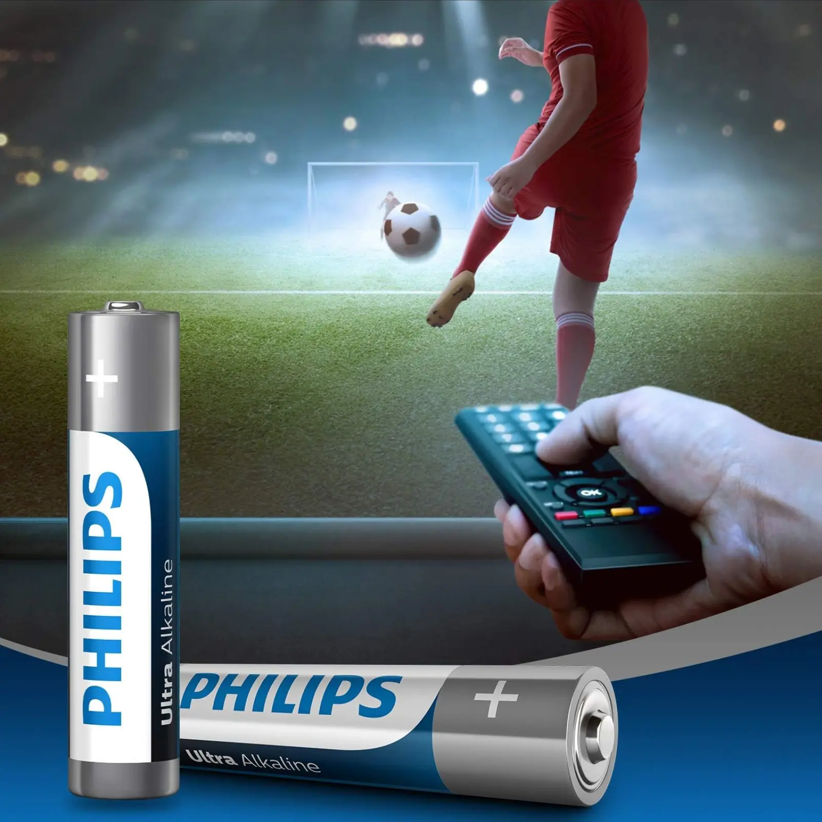 Батарейка Philips Ultra Alkaline, щелочная, 2 AAA, в блистере (LR03E2B/97)