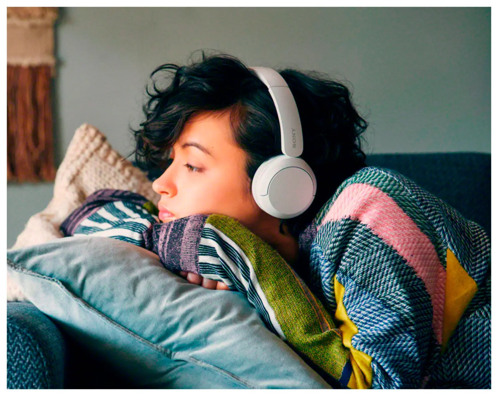 Беспроводные накладные наушники Sony WH-CH520 White