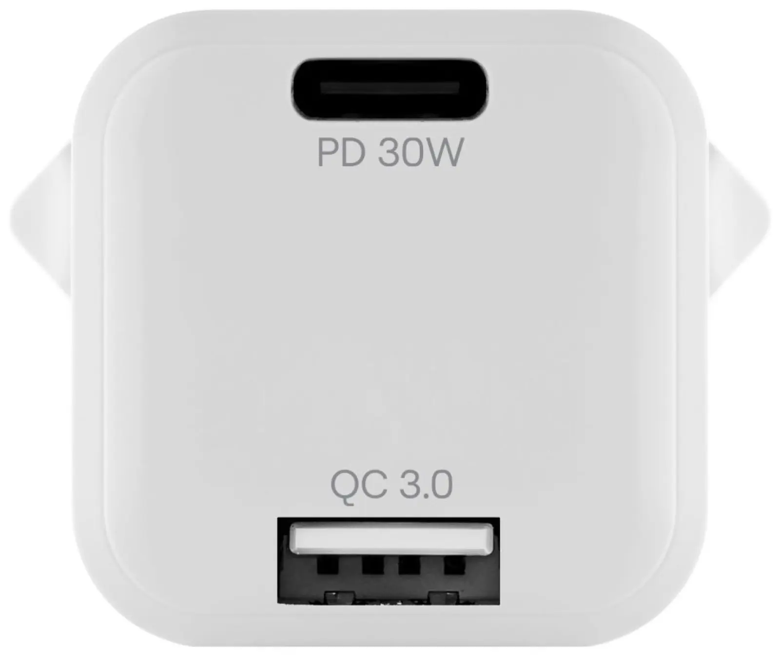 Зарядное устройство uBear Pulse Dual, GaN, белый (WC13WHPD30QC18-AC)