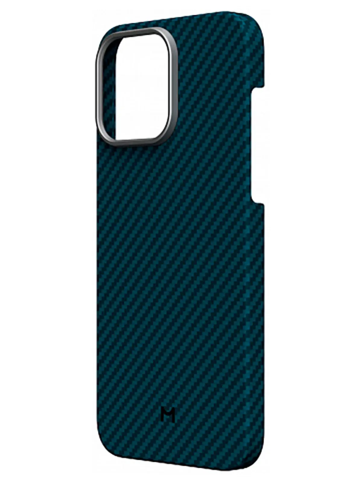 Чехол для мобильного телефона Magssory для iPhone 15 Pro Max, кевлар (арамид), с магнитами, совместимый с MagSafe, blue (CFB016)