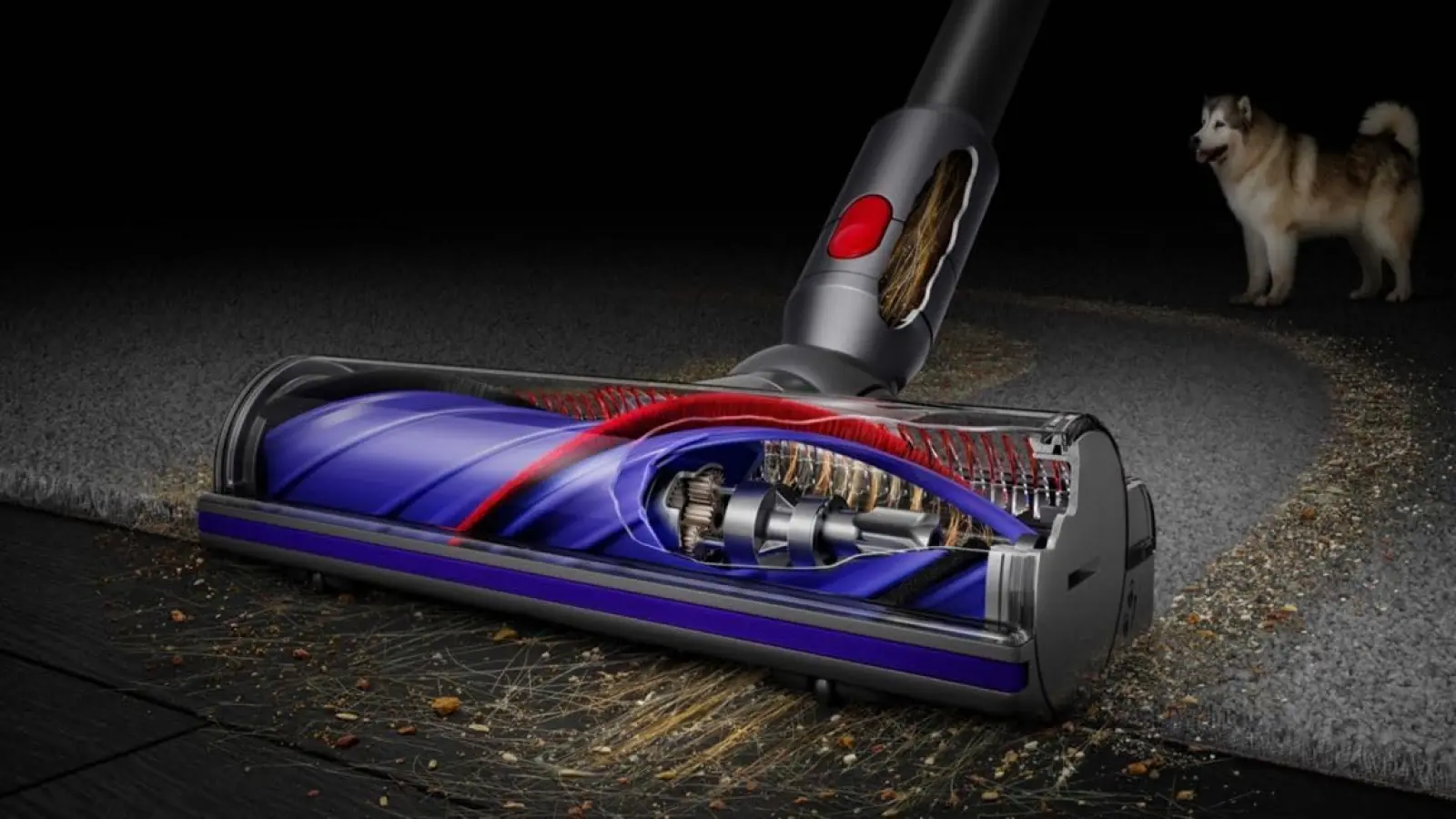 Пылесос вертикальный Dyson V8 Silver/Nickel (446969-01)