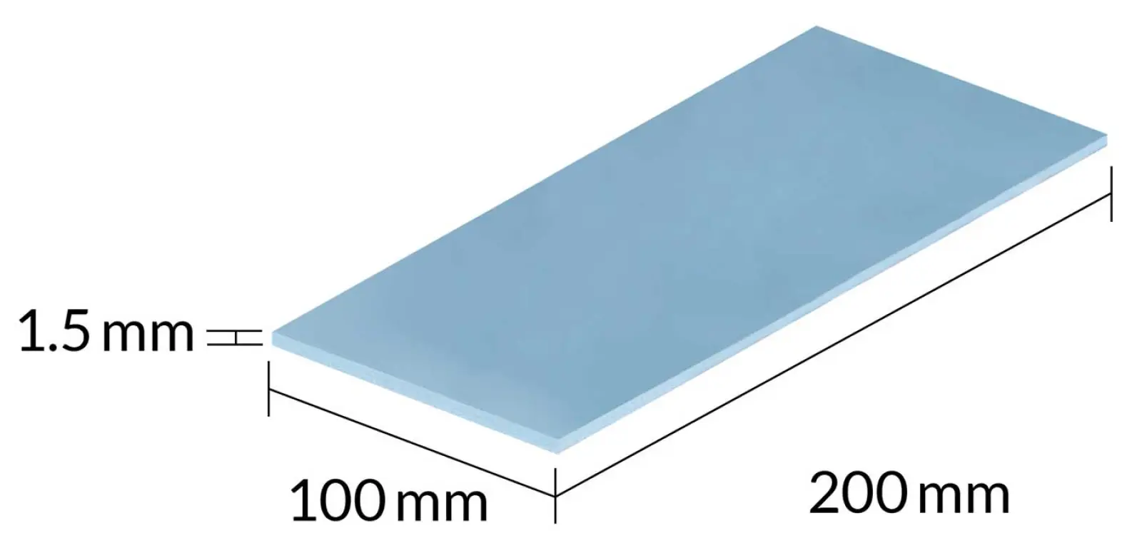 Термопрокладки  Arctic 200x100mm 1.5mm - 2 Pack TP-3 (ACTPD00060A)