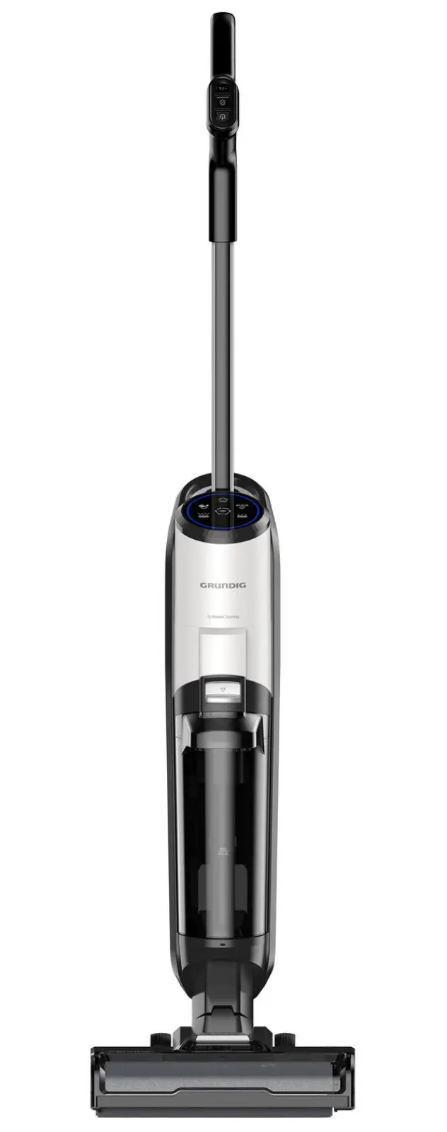 Пылесос вертикальный Grundig VCW 6270 белый/черный,  LED дисплей