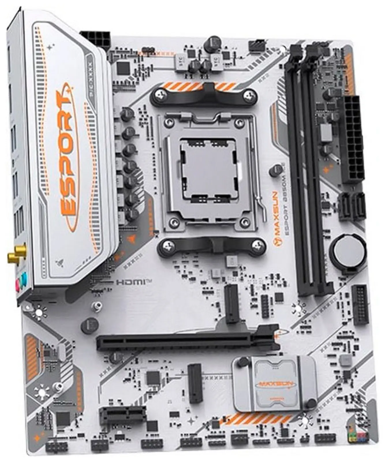 Материнская плата Maxsun MS-eSport B850M WIFI ICE (AM5, mATX)