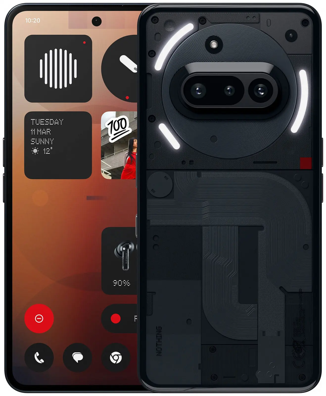 Смартфон Nothing phone 3a 8/128 (A10400148) BLACK