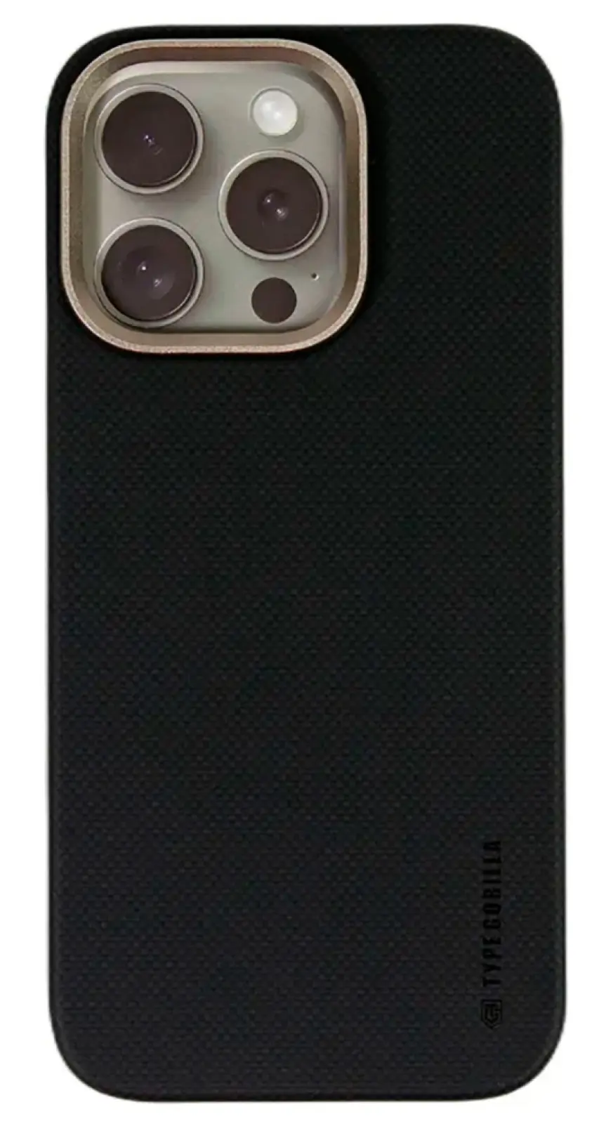 Чехол с магнитным покрытием Type Gorilla 600D Armor Aramid Fiber iPhone16 pro, Black (BL-T59-IP16P-600D-AMR-BK)
