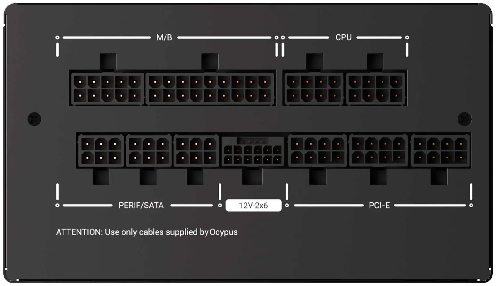 Блок питания Ocypus Iota P850 850W Gold ATX 3.1 (P850-GF)