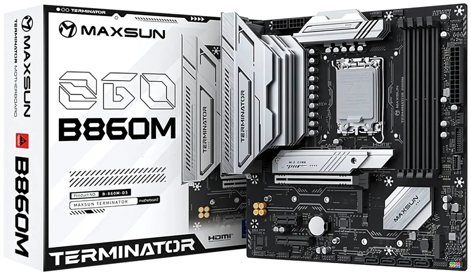 Материнская плата Maxsun MS-Terminator B860M (LGA1851, mATX)