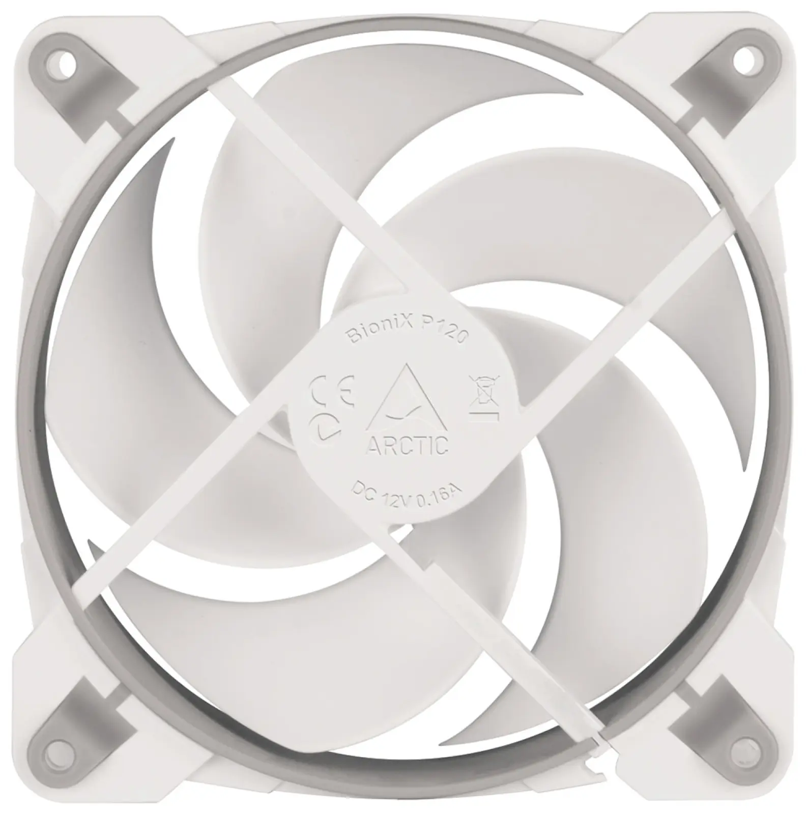 Вентилятор для корпуса Arctic BioniX P120 Grey/White PWM (ACFAN00167A)