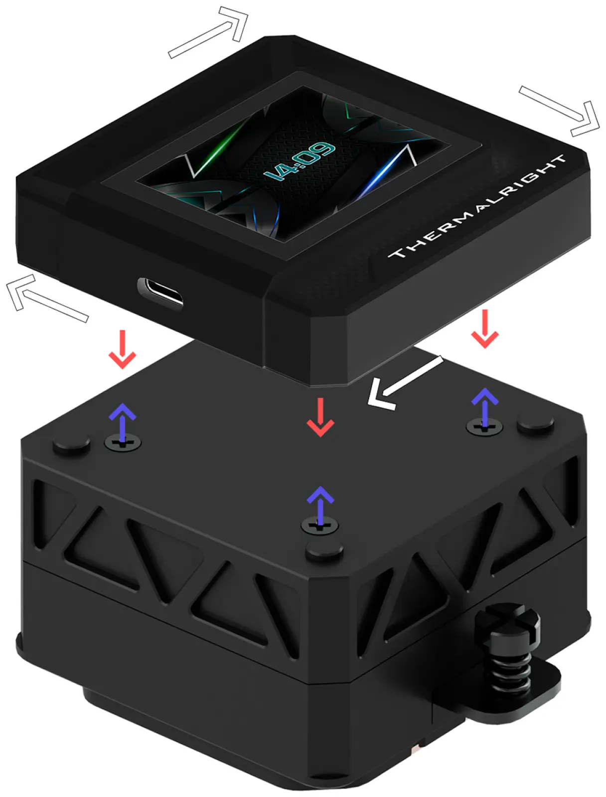 СЖО для процессоров Thermalright Frozen Warframe SE 240 ARGB Black (F-WFRAME-SE-240-ARGB-BL)