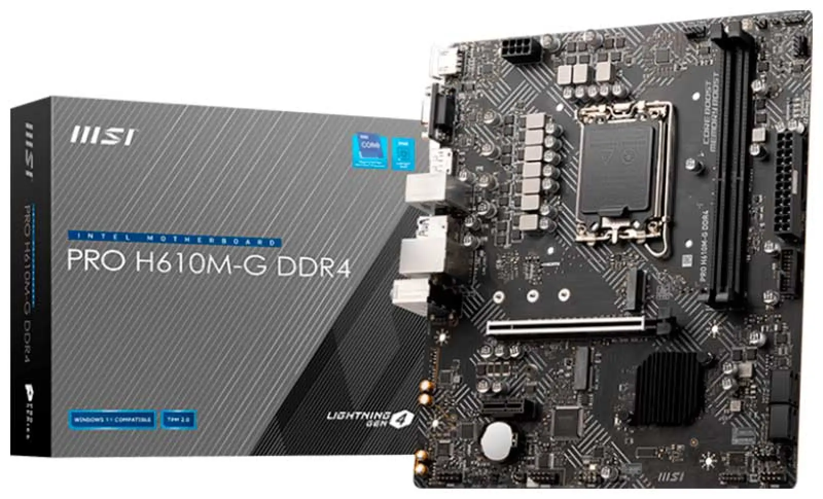Материнская плата MSI PRO H610M-G (LGA1700, mATX)