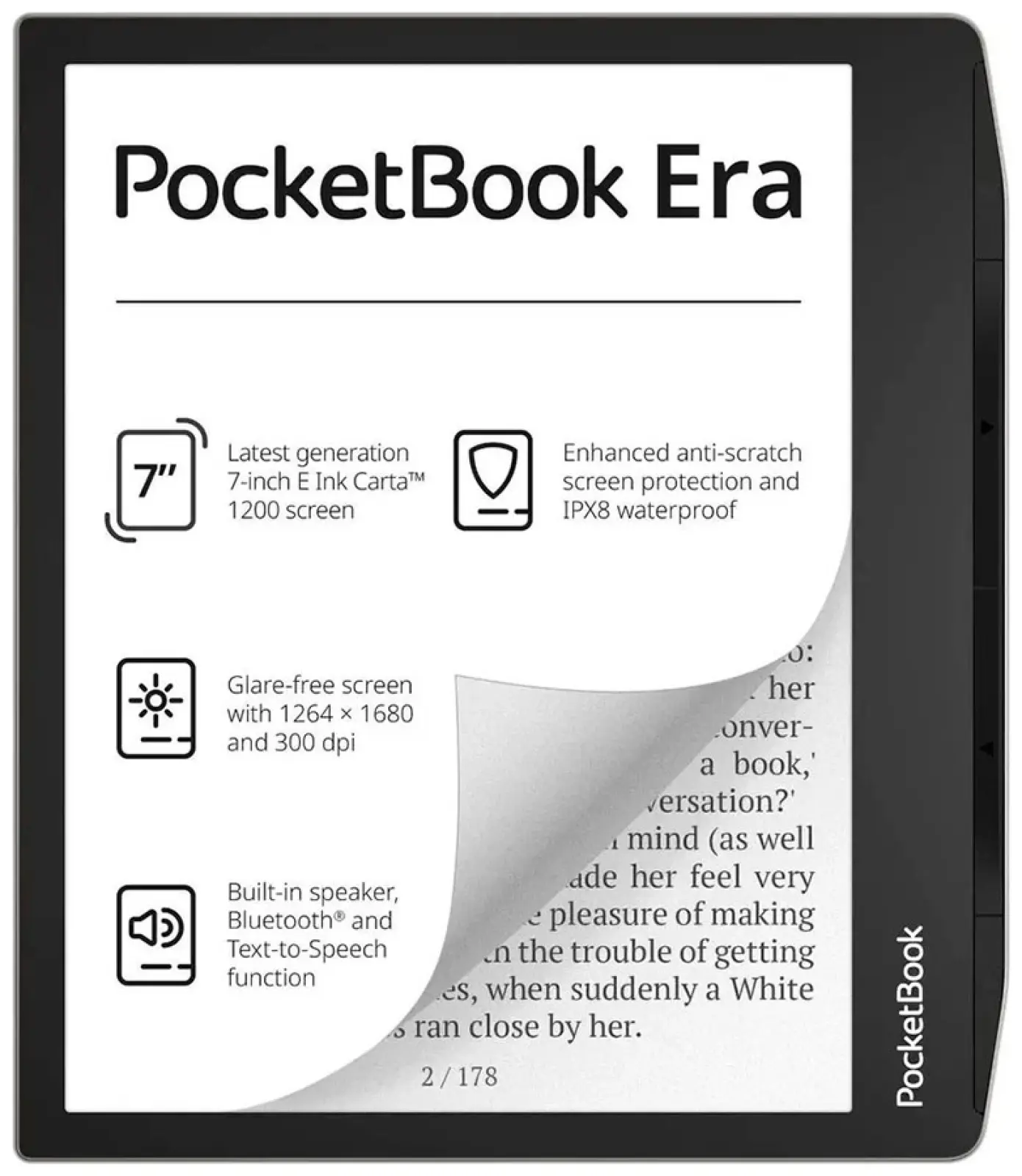 Электронная книга PocketBook 700 ERA, 16 Gb, Stardust Silver (PB700-U-16-WW)