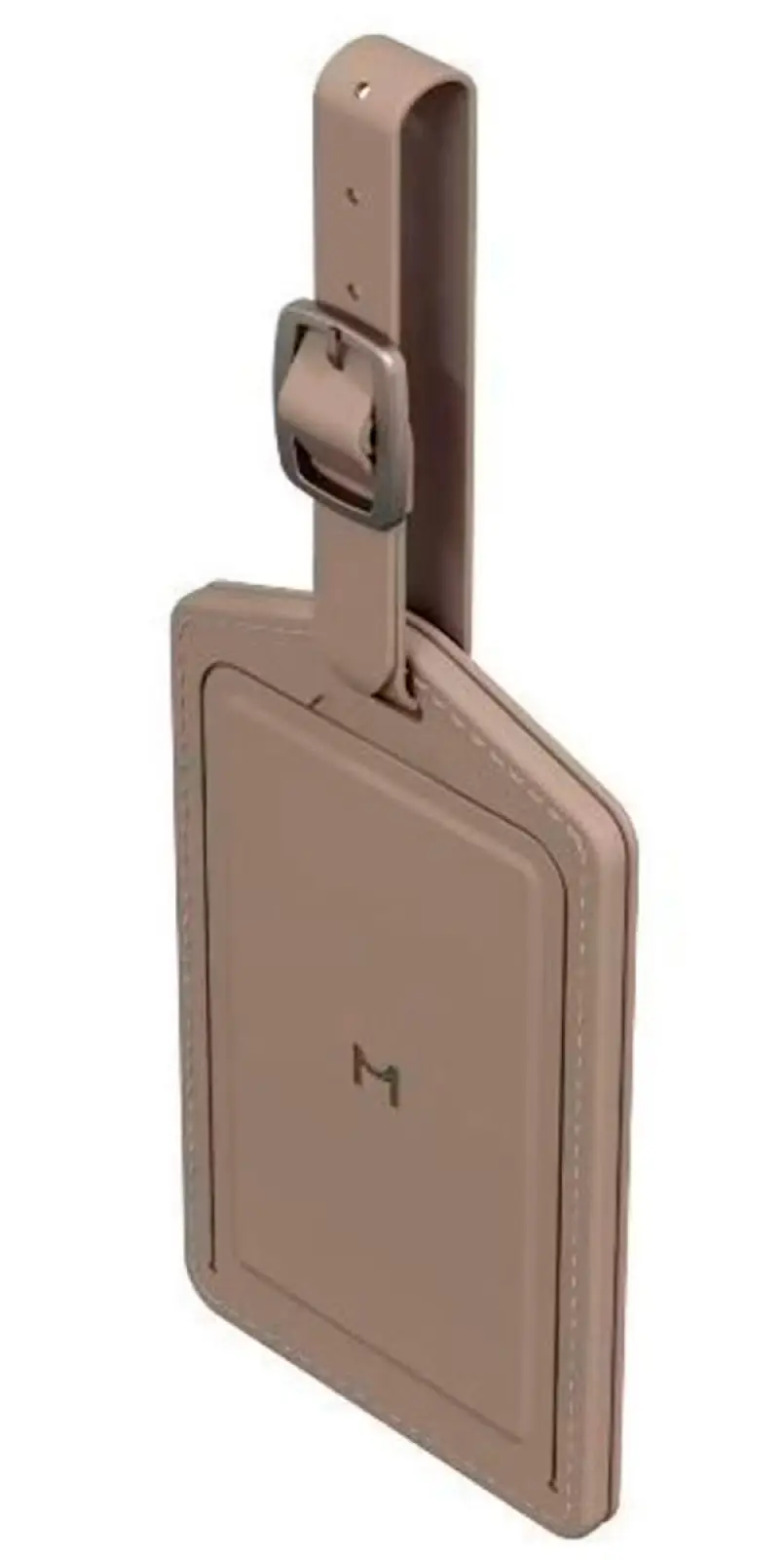 Багажная бирка с поддержкой Find My Magssory Ultima Geo Luggage Tag, латте