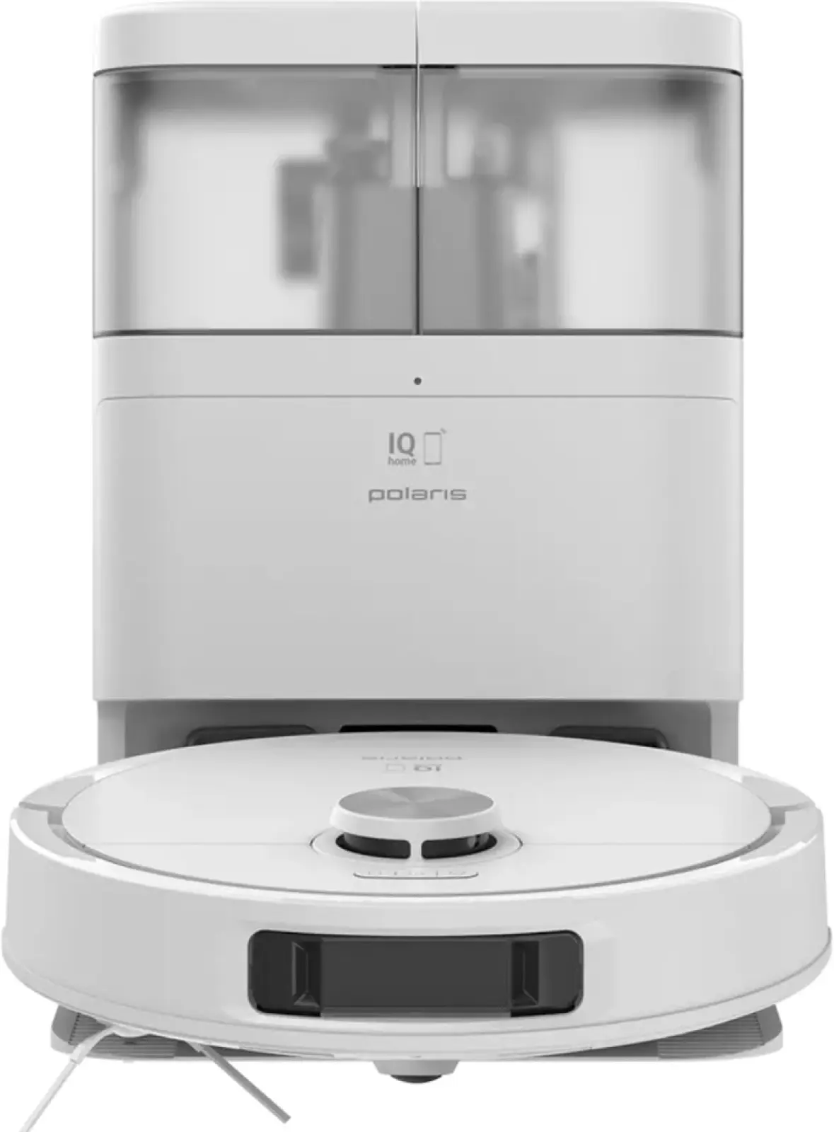 Робот-пылесос со станцией самоочистки Polaris PVCRAC 7290 WIFI IQ Home, белый