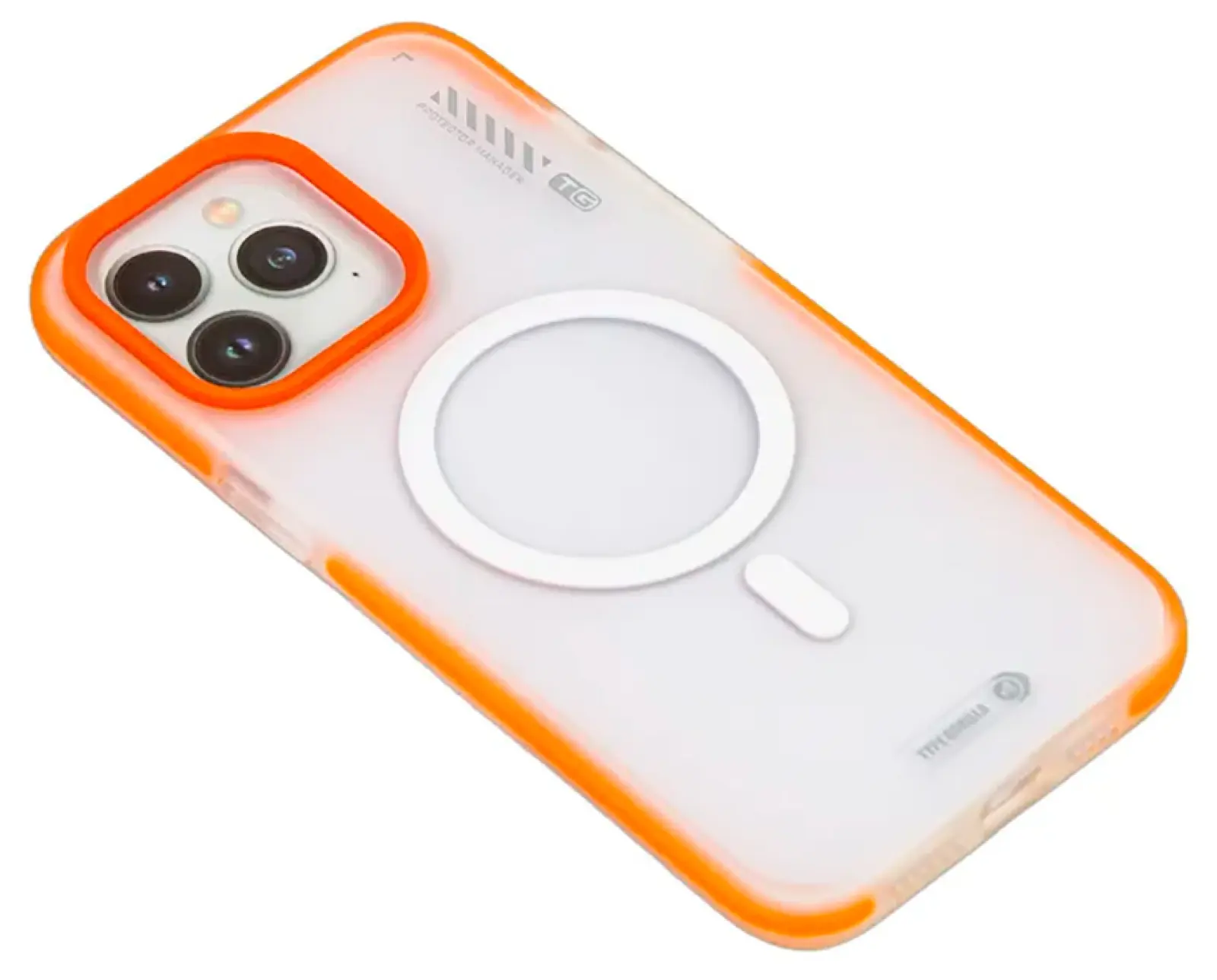 Чехол с магнитным покрытием Type Gorilla Dual Color iPhone15 pro Max, Orange-red (BL-T46-iP15PM-DC-OR-R)