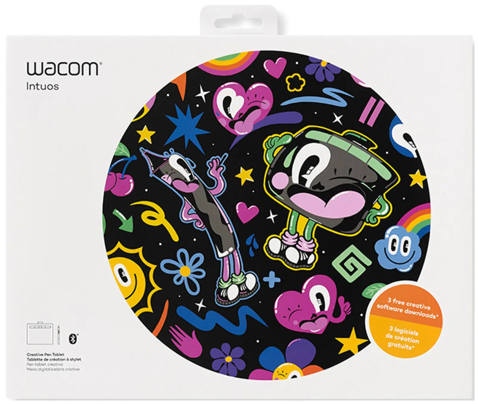 Графический планшет Wacom Intuos S Bluetooth (CTL-4100WLK-N) черный