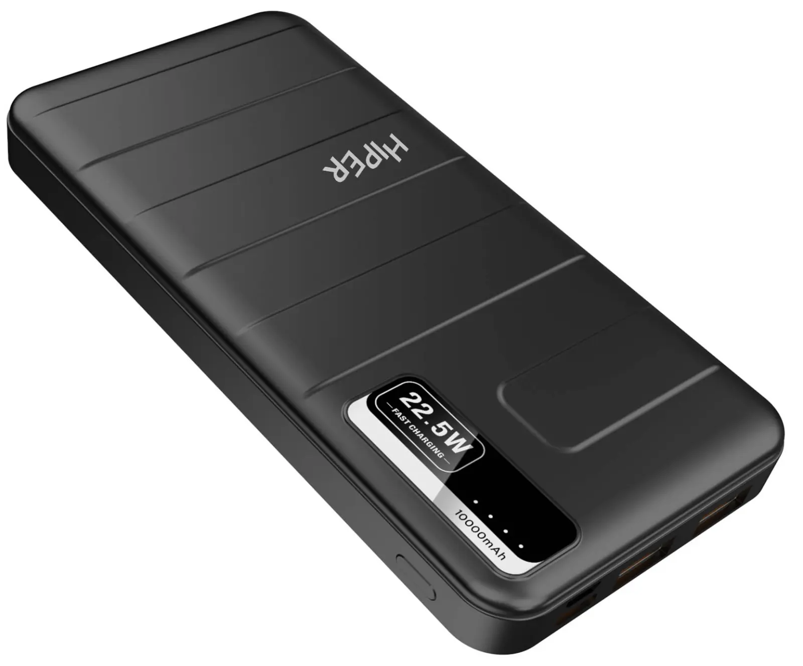 Внешний аккумулятор Hiper STX 10000 PowerBank, черный, 10000 мАч, быстрая зарядка