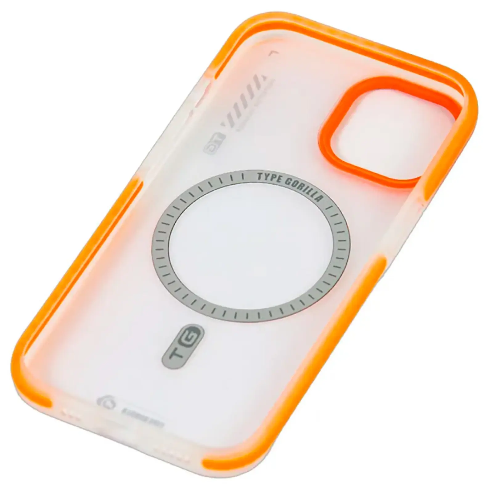 Чехол с магнитным покрытием Type Gorilla Dual Color iPhone15, Orange-red (BL-T46-iP15-DC-OR-R)