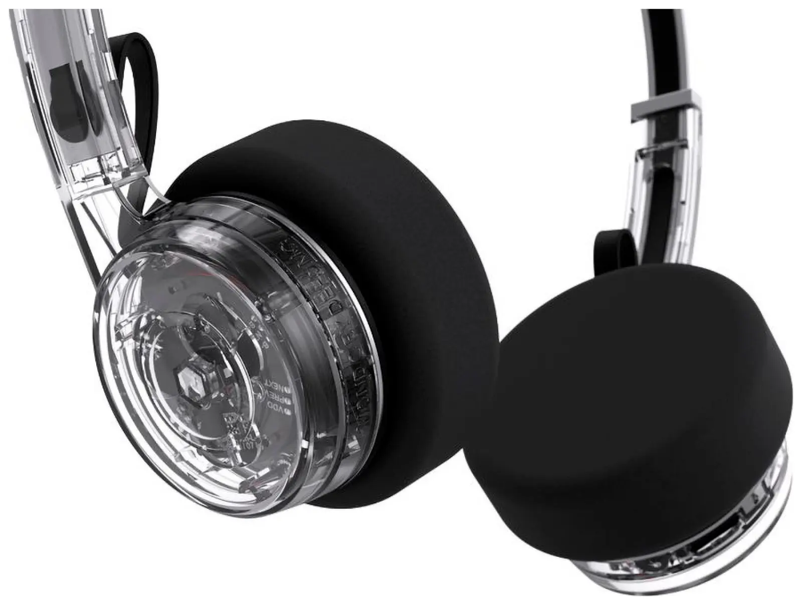Накладные Bluetooth наушники Mondo by Defunc On-Ear, цвеn прозрачный