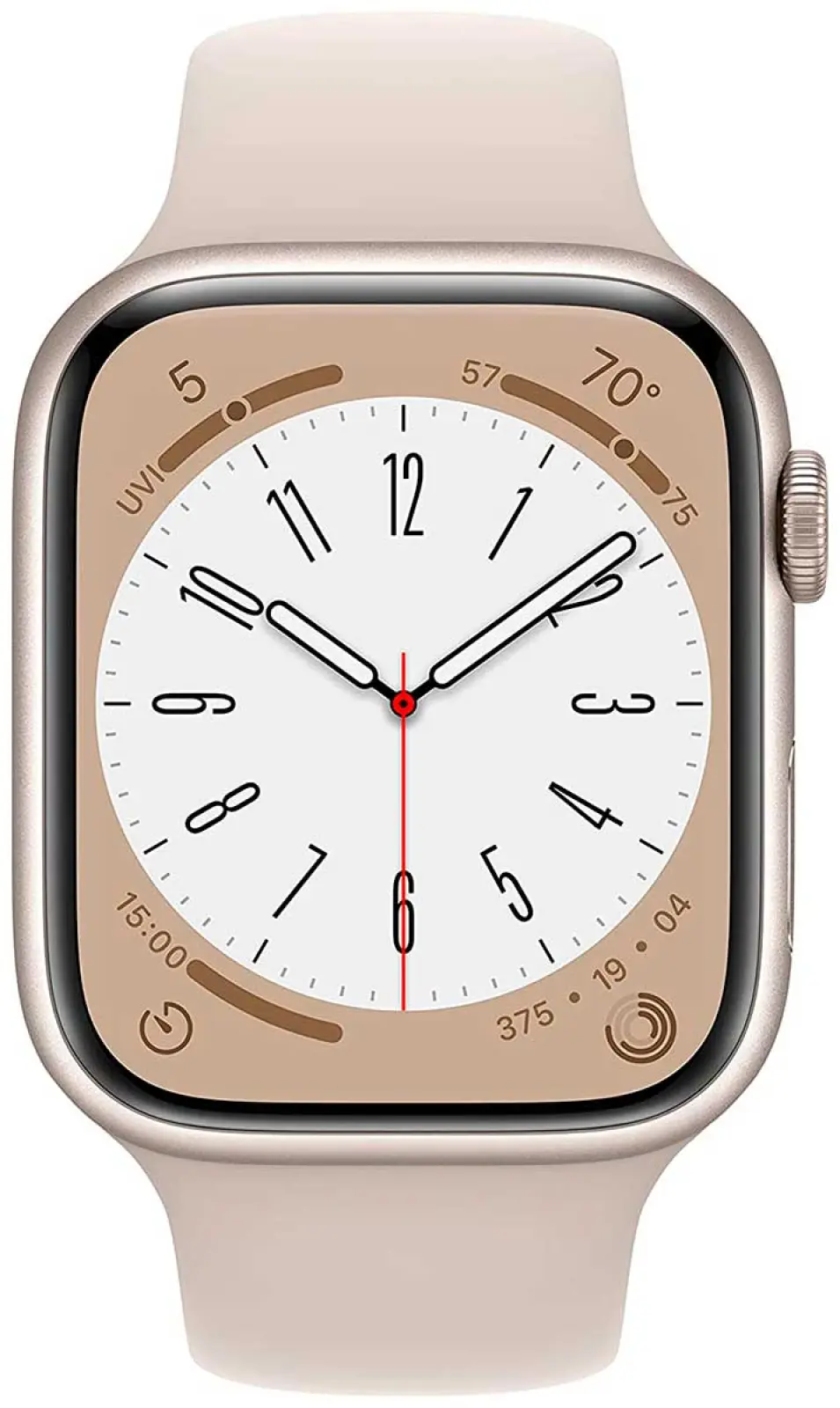 Смарт-часы Apple Смарт-часы Apple Watch Series 8 GPS 45mm Starlight Aluminium Case Starlight Sport Band MNUQ3LL/A