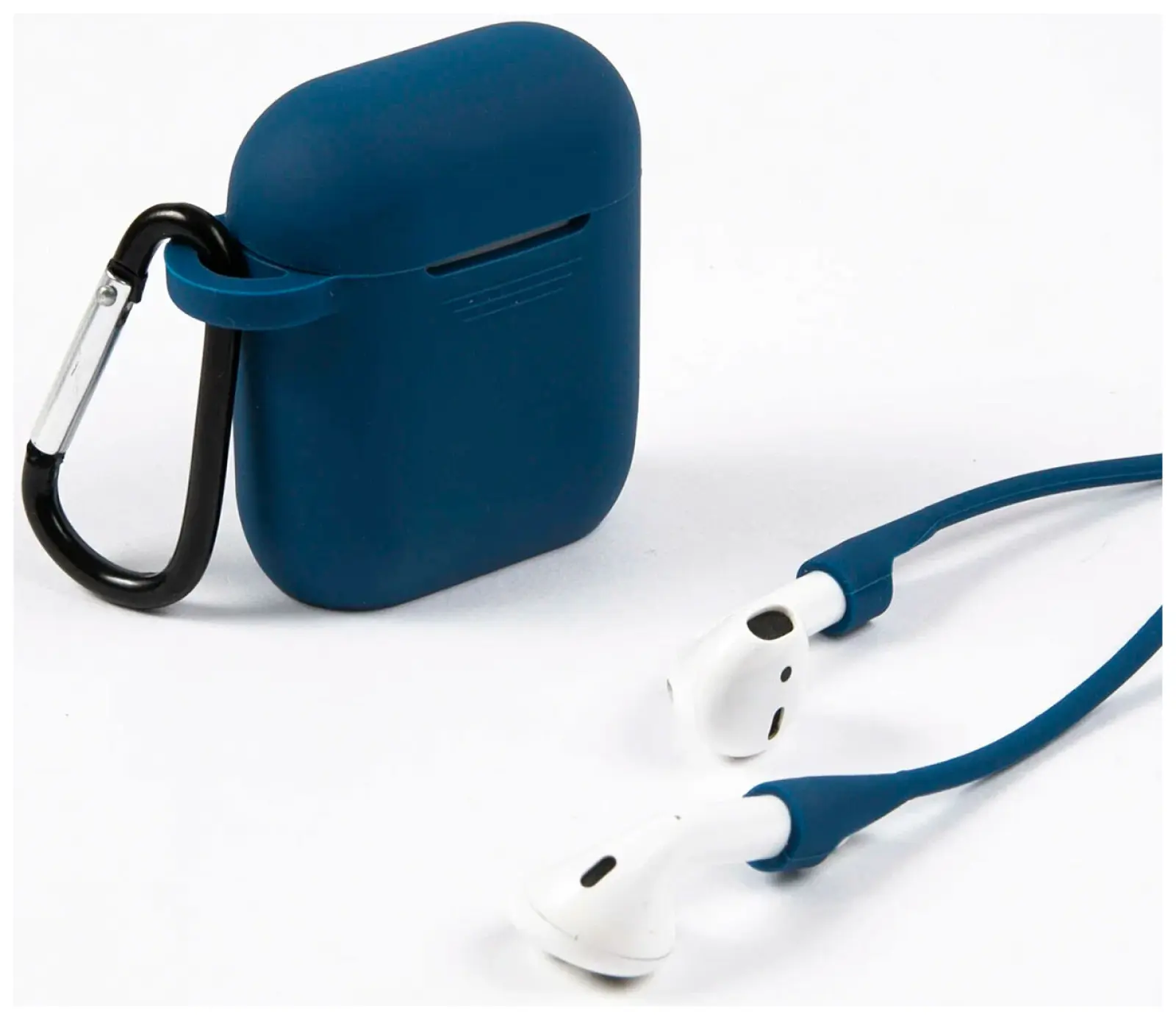 Набор аксессуаров Red Line для Airpods (кейс, подвес и ремешок), синий (УТ000017880)