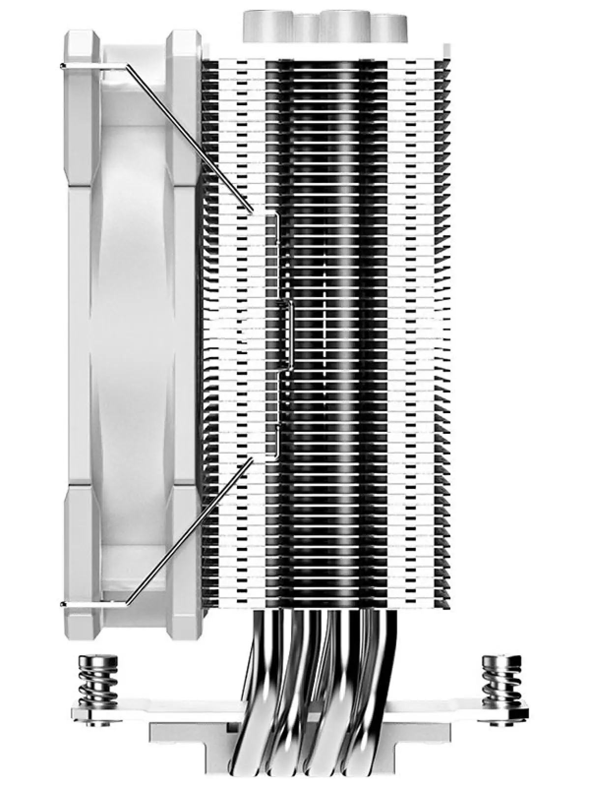 Кулер для процессора ID-Cooling SE-224-XTS ARGB WHITE