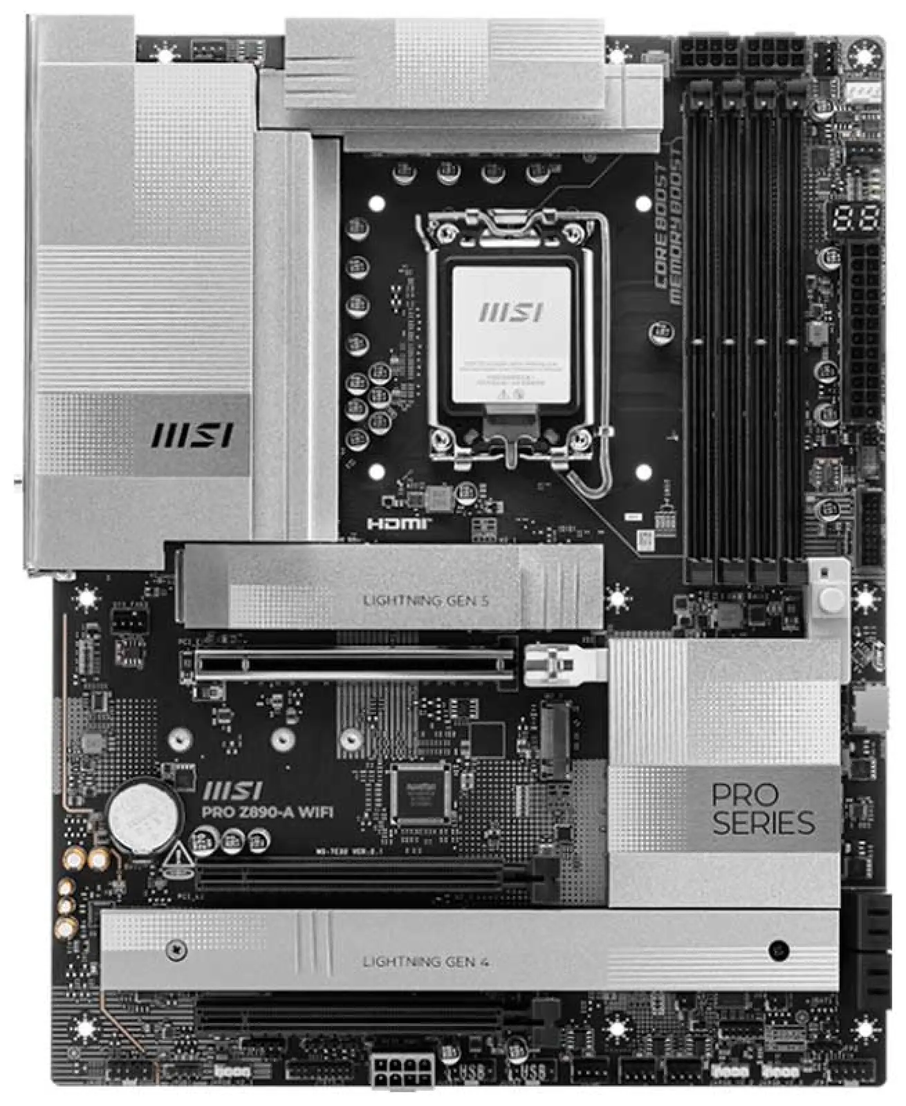 Материнская плата MSI PRO Z890-A WIFI (s1851, ATX)