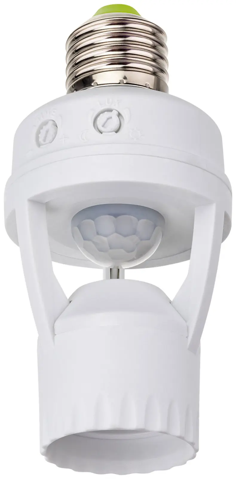 Датчик движения интегрируемый Duwi DDL-01, E27, 360°, 10-300 с, 6 м, 60 Вт, IP20, белый (25817 9)