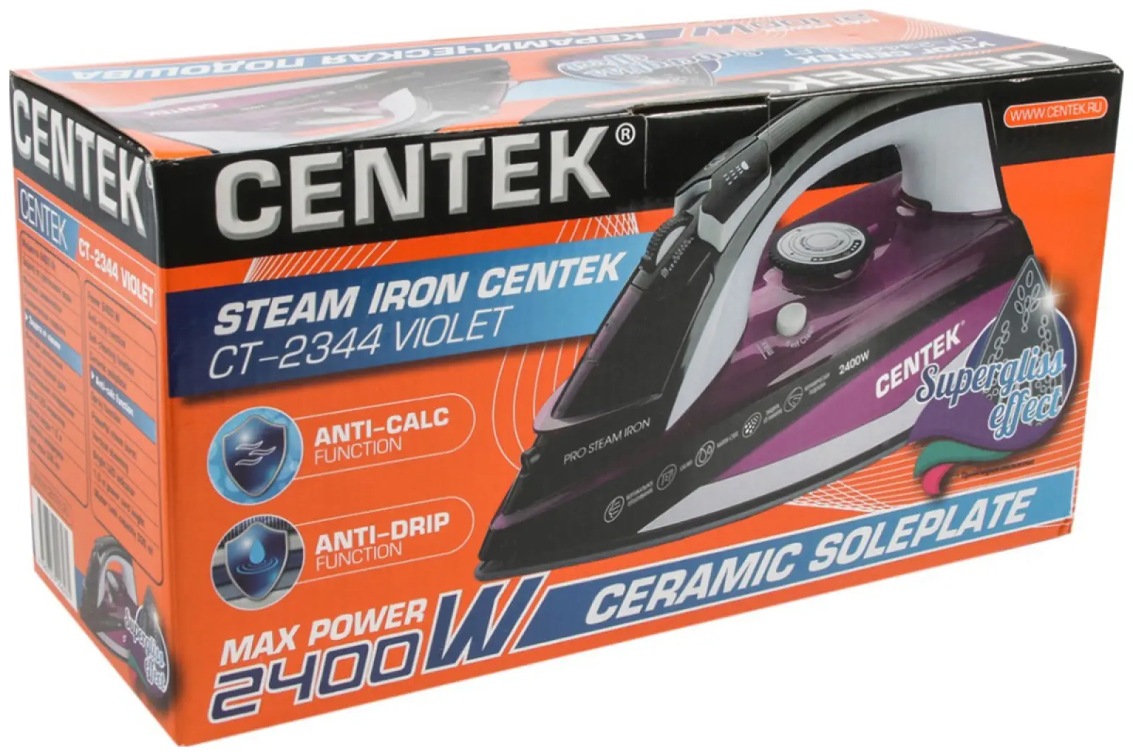 Утюг Centek CT-2344 VIOLET